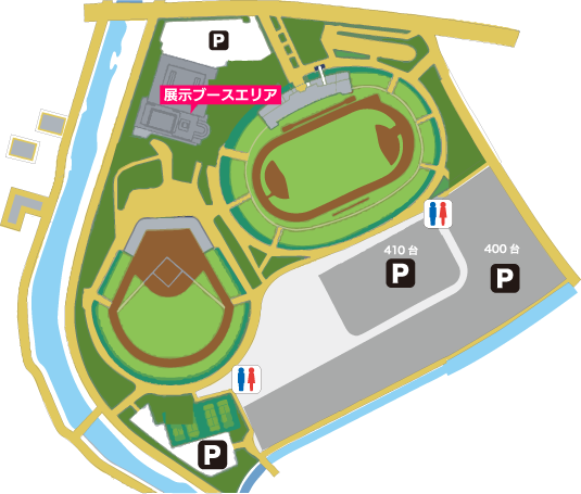 展示エリアの位置